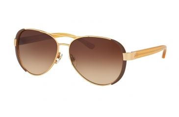 Image of Tory Burch TY6052 Bifocal Prescription Sunglasses TY6052-320313-60 - Lens Diameter 60 mm, Frame Color Gold/coconut