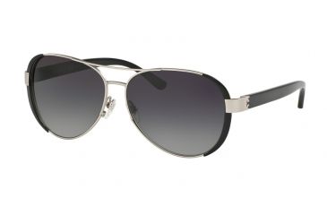 Image of Tory Burch TY6052 Bifocal Prescription Sunglasses TY6052-3204T3-60 - Lens Diameter 60 mm, Frame Color Silver / Black