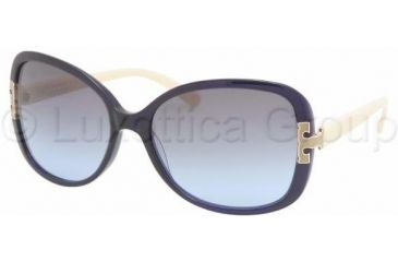 Image of Tory Burch TY7022 TY7022 Sunglasses 937/17-5917 - Navy Cream Grey Blue Gradient