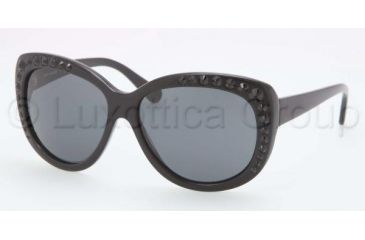 Image of Tory Burch TY7057B TY7057B Sunglasses 501/87-5714 - Black Grey Frame