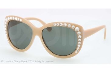 Image of Tory Burch TY7057B TY7057B Single Vision Prescription Sunglasses TY7057B-614-71-57 - Lens Diameter 57 mm, Lens Diameter 57 mm, Frame Color Nude
