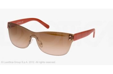 Image of Tory Burch TY7061 Sunglasses 114913-35 - Orange Frame, Brown Gradient Lenses