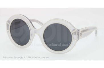 Image of Tory Burch TY7068 Progressive Prescription Sunglasses TY7068-129187-52 - Lens Diameter 52 mm, Frame Color Ivory/matte Crystal