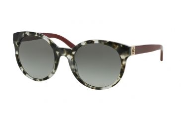 Image of Tory Burch TY7079 TY7079 Sunglasses 139411-54 - Grey Tort/milky Cabernet Frame, Grey Gradient Lenses