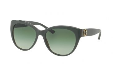 Image of Tory Burch TY7084 Bifocal Prescription Sunglasses TY7084-14948E-55 - Lens Diameter 55 mm, Frame Color Olive Green Horn/olive