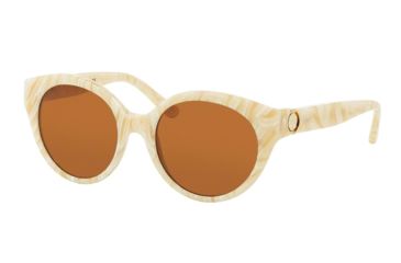 Image of Tory Burch TY7087 Bifocal Prescription Sunglasses TY7087-153373-52 - Lens Diameter 52 mm, Frame Color Ivory Marble