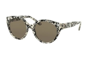 Image of Tory Burch TY7087 Bifocal Prescription Sunglasses TY7087-15343-52 - Lens Diameter 52 mm, Frame Color Black White Marble