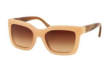 Image of Tory Burch TY7089 Single Vision Prescription Sunglasses TY7089-153513-53 - Lens Diameter 53 mm, Frame Color Blush/honey Horn