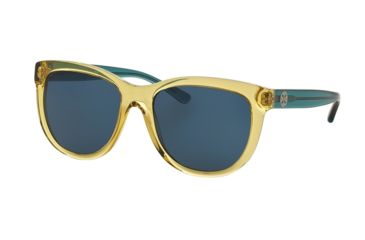 Image of Tory Burch TY7091 Bifocal Prescription Sunglasses TY7091-154780-55 - Lens Diameter 55 mm, Frame Color Crystl Marigold Trns/crys Blue