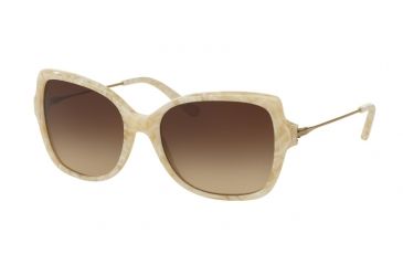 Image of Tory Burch TY7094 Bifocal Prescription Sunglasses TY7094-155513-56 - Lens Diameter 56 mm, Frame Color Ivory Marble-Gold
