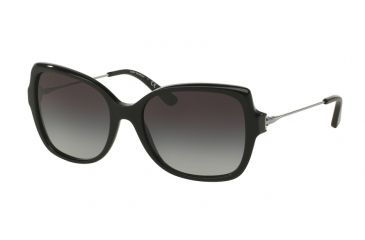Image of Tory Burch TY7094A Sunglasses 139011-56 - Black/Silver Frame, Grey Gradient Lenses