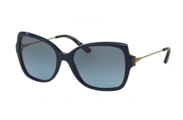 Image of Tory Burch TY7094A Sunglasses 15208F-56 - Navy Gold Frame, Navy Gradient Lenses