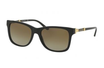 Image of Tory Burch TY7109 Sunglasses 137713-55 - Black Frame, Dark Brown Gradient Lenses