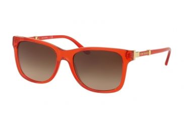 Image of Tory Burch TY7109 Sunglasses 165713-55 - Nantucket Red Frame, Dark Brown Gradient Lenses
