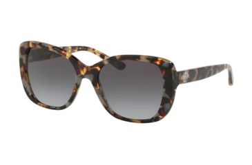 Image of Tory Burch TY7114 Single Vision Prescription Sunglasses, 53mm, Porcini Tort, TY7114-17298G-53-SV