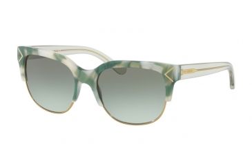 Image of Tory Burch TY7117 Bifocal Prescription Sunglasses TY7117-17148E-55 - Lens Diameter 55 mm, Frame Color Green Moonstone/gold
