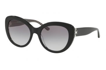 Image of Tory Burch TY7121 Prescription Sunglasses, 55mm, Black/black White Zig Zag Prin, TY7121-165311-55-SV