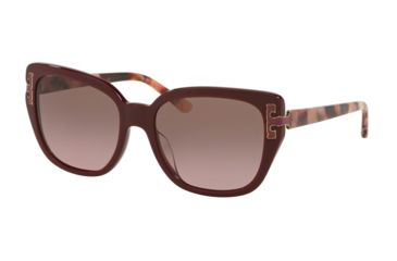 Image of Tory Burch TY7134U Progressive Prescription Sunglasses, 56mm, Bordeaux, TY7134U-138414-56-PRO
