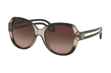 Image of Tory Burch TY9054U Sunglasses 176613-55 - , Lt Brown Dk Brown Gradient Lenses