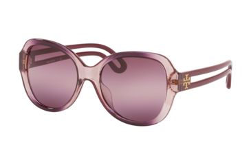 Image of Tory Burch TY9054U Sunglasses 1767W9-55 - , Pink Violet Gradient Lenses