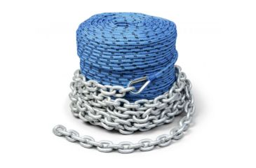 Image of TRAC Outdoors Anchor Rode 200/15, 6mm x 200 Rope and 15 Chain Combo T10212, T10212