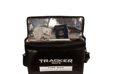 Image of Tracker Safe Fire/Water Resistant Bag, Extra Large, Black, FB1612
