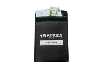 Image of Tracker Safe Fire/Water Resistant Bag, Medium, Black, FB1511