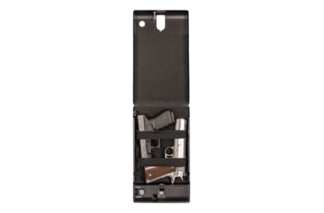 Image of Tracker Safe Single Pistol Safe-Biometric Lock, 12.6in, Black, SPS-04B