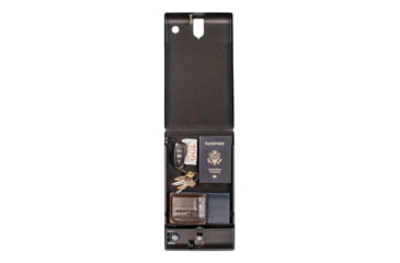 Image of Tracker Safe Single Pistol Safe-Biometric Lock, 12.6in, Black, SPS-04B