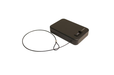 Image of Tracker Safe Small Portable Safe, Combo Lock, Black, SPS-01
