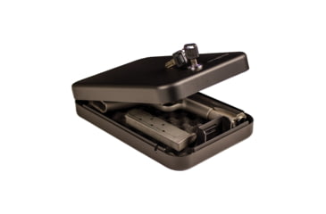 Image of Tracker Safe Small Portable Safe, Key Lock, Black, SPS-02