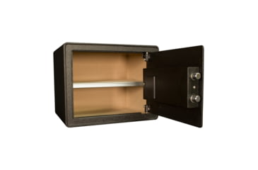 Image of Tracker Safe Steel Safe w/Biometric Lock, 11.75in, Black, S12-B2