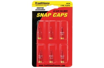 Image of Traditions Snap Caps Pistol .40 Smith &amp; Wesson 6 Per Package