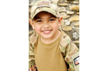Image of Trooper Clothing Kids 6 Panel Tactical Cap, Multi Color Camo, Multi Color Camo, One Size 9401