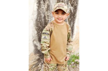 Image of Trooper Clothing Kids 6 Panel Tactical Cap, Multi Color Camo, Multi Color Camo, One Size 9401