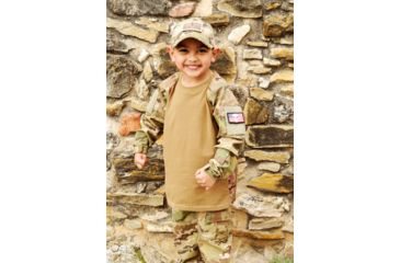 Image of Trooper Clothing Kids 6 Panel Tactical Cap, Multi Color Camo, Multi Color Camo, One Size 9401