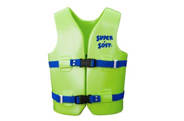 Image of TRC Recreation Kids Super Soft USCG Vest, Kool Lime Gn, Medium 4010680