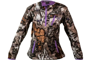 Image of Treezyn LS Vixzyn 1/4 Zip Pullover - Womens, Late Seezyn Purple, Large, WLS16-4 L