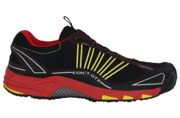 Image of Treksta Edict GTX Trail Running Shoe - Men's-Black/Red-10.5 US