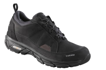 Image of Treksta Leather Zero Tie Casual Shoe - Mens-Black-Medium-13 US