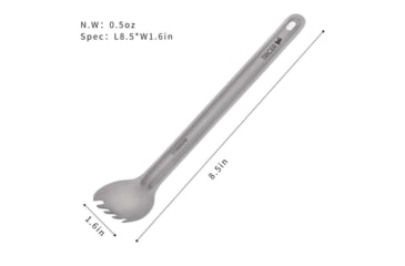 Image of Tricer Titanium Spork, Steel, Tit - Spk -1