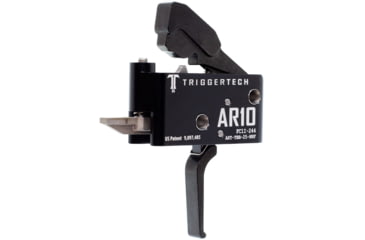 Image of Triggertech Adaptable Trigger, AR-10, Flat, Anodized, Black, ART-TBB-25-NNF