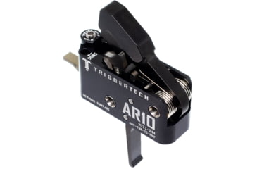Image of Triggertech Adaptable Trigger, AR-10, Flat, Anodized, Black, ART-TBB-25-NNF