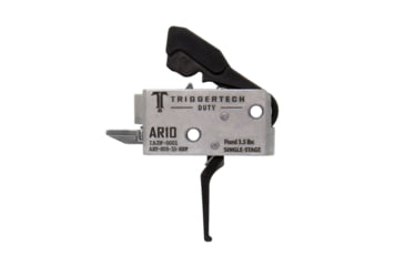 Image of Triggertech AR-10 Single Stage Duty Trigger, Flat Straight, 3.5lb Pull Weight, Black, AHT-SDB-33-NNF