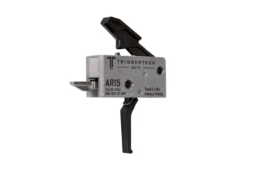 Image of Triggertech AR-15 Single Stage Duty Trigger, Flat Straight, 3.5lb Pull Weight, Black, AH0-SDB-33-NNF