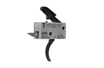 Image of Triggertech AR-15 Single Stage Duty Trigger, Traditional Curved, 3.5lb Pull Weight, Black, AH0-SDB-33-NNC