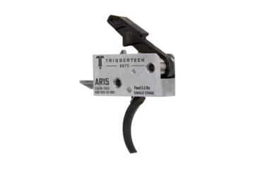 Image of Triggertech AR-15 Single Stage Mil Spec Trigger, Traditional Curved, 5.5lb Pull Weight, Black, AH0-SDB-55-NNC