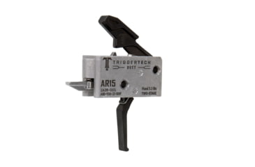 Image of Triggertech AR-15 Two Stage Duty Trigger, Flat Straight, 3.5lb Pull Weight, Black, AH0-TDB-33-NNF