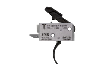 Image of Triggertech AR-15 Two Stage Duty Trigger, Traditional Curved, 3.5lb Pull Weight, Black, AH0-TDB-33-NNC