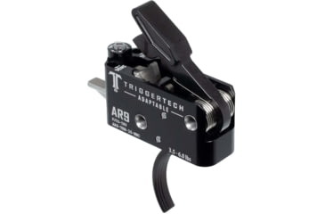 Image of Triggertech AR-9 Adaptable Trigger, Curved, 3.5-6 lbs., Black, AR9-TBB-36-NNC